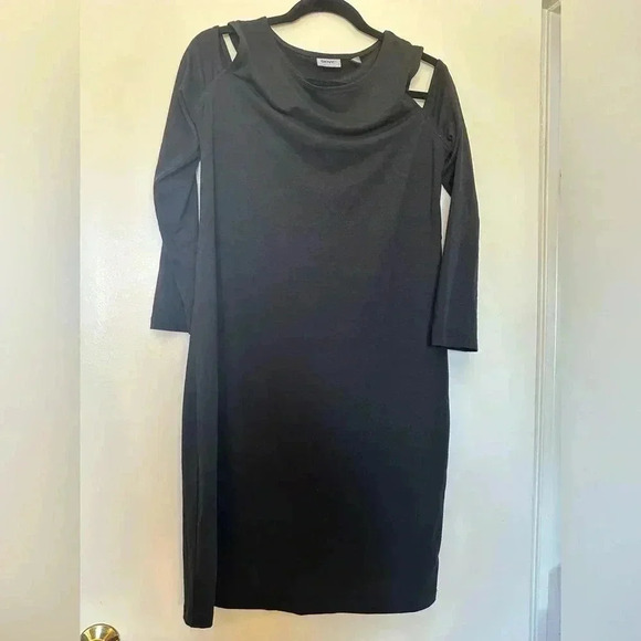 DKNYC Open Shoulder Little Black Dress - Picture 2 of 8